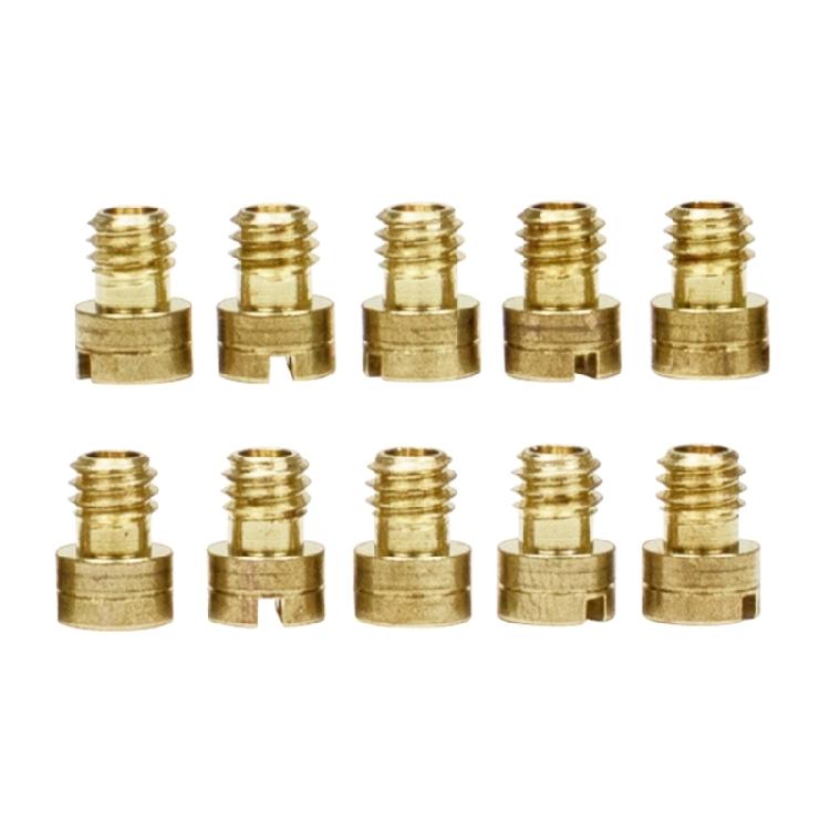 Carburetor Main & Auxiliary Jet Set Carburetor Nozzle set Brass for PZ19 GY6