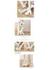 Women's Height-Boosting Martin Boots, Chunky Heel, Lace-Up, Waterproof, Thick-Sole Ankle Boots, Versatile High-Heeled Autumn/Winter Boots