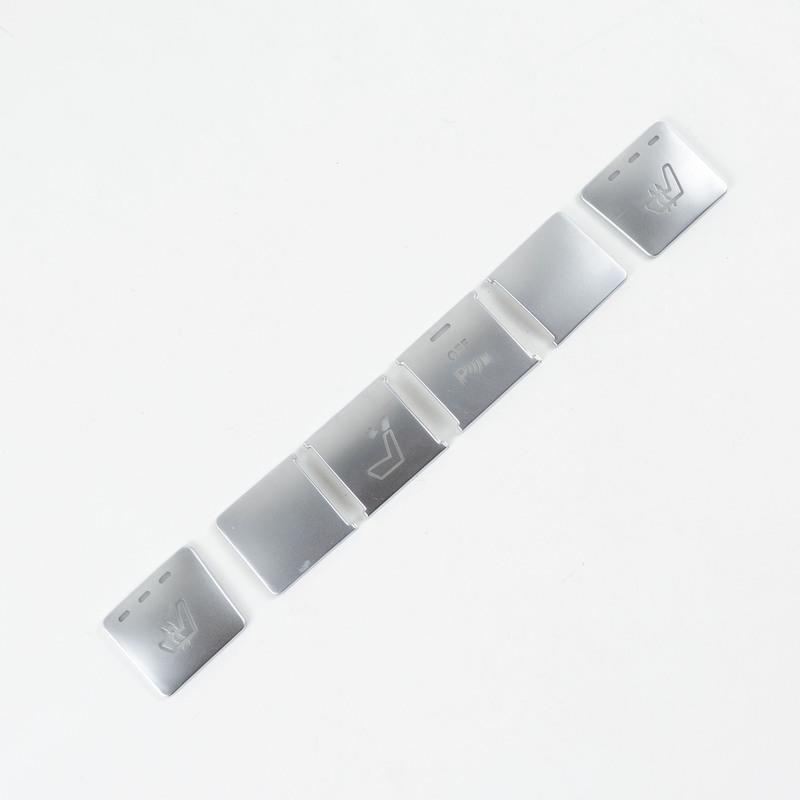 Car Center Console CD Panel Multimedia Buttons Cover Stickers For Mercedes Benz E Class W212 2010-13 Interior Accessories Decals