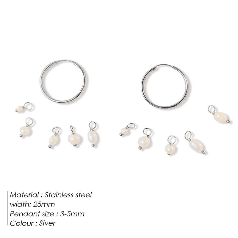 

улица. Delan Baroque Пресноводный Жемчуг Неправильной Формы Каффы - Простые и Уникальные Серьги