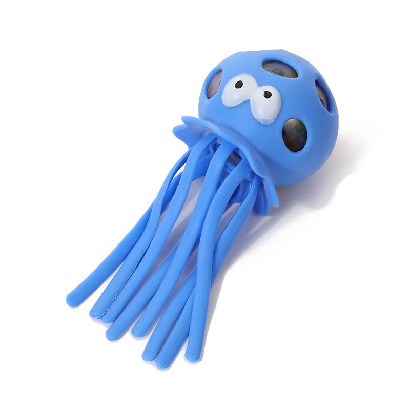 

Creative Jellyfish Cave Sphere Octopus Playing In Water Vivid Beads Children S Stress Relieving And Ventilating Plaything