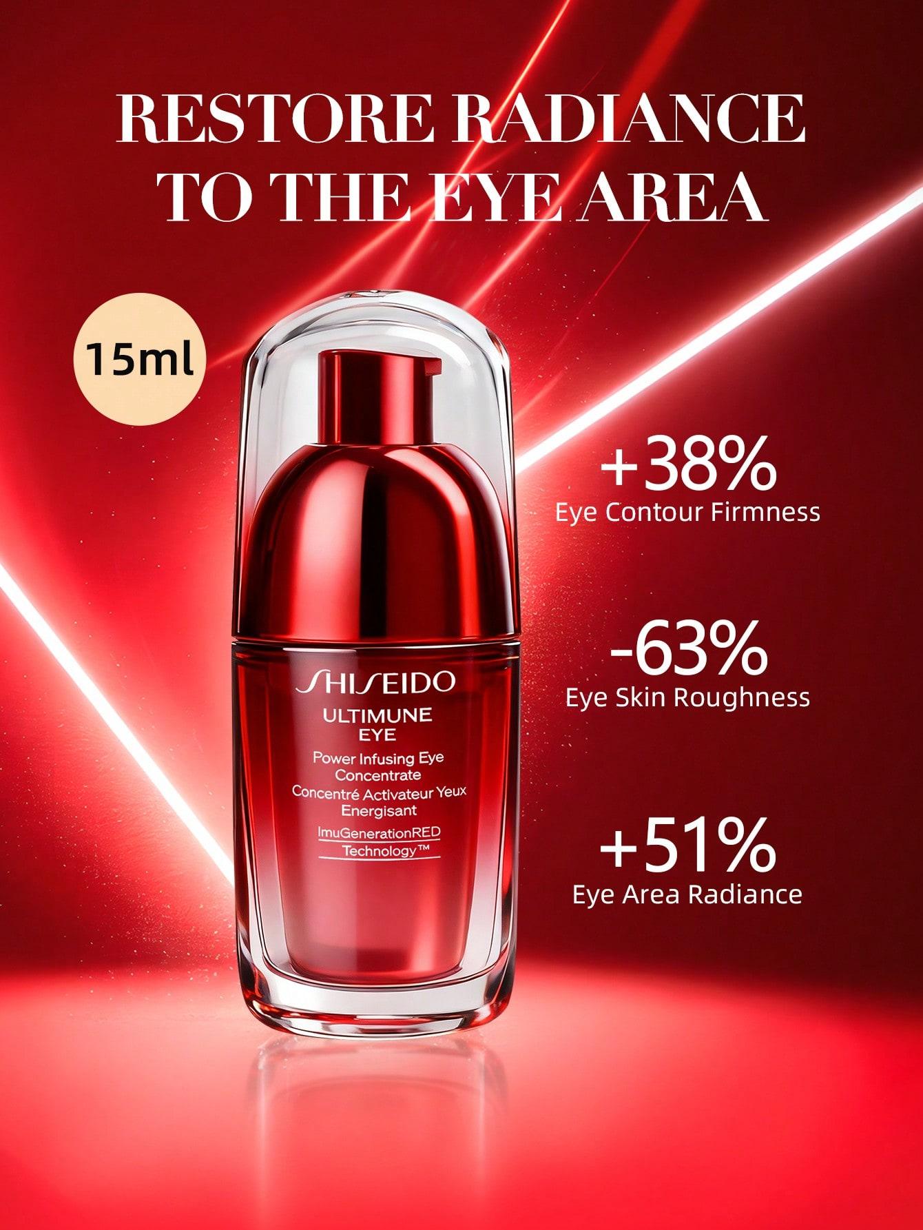 Shiseido Revitalizing Eye Serum 15мл Омолаживающий уход для глаз Уменьшает мелкие морщины Темные круги 15ml