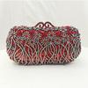 Women Rhinestone Evening Bag Green/Blue/Pink/Red Crystal Wedding Purses Bridal Prom Clutches Diamond Party Formal Handbags