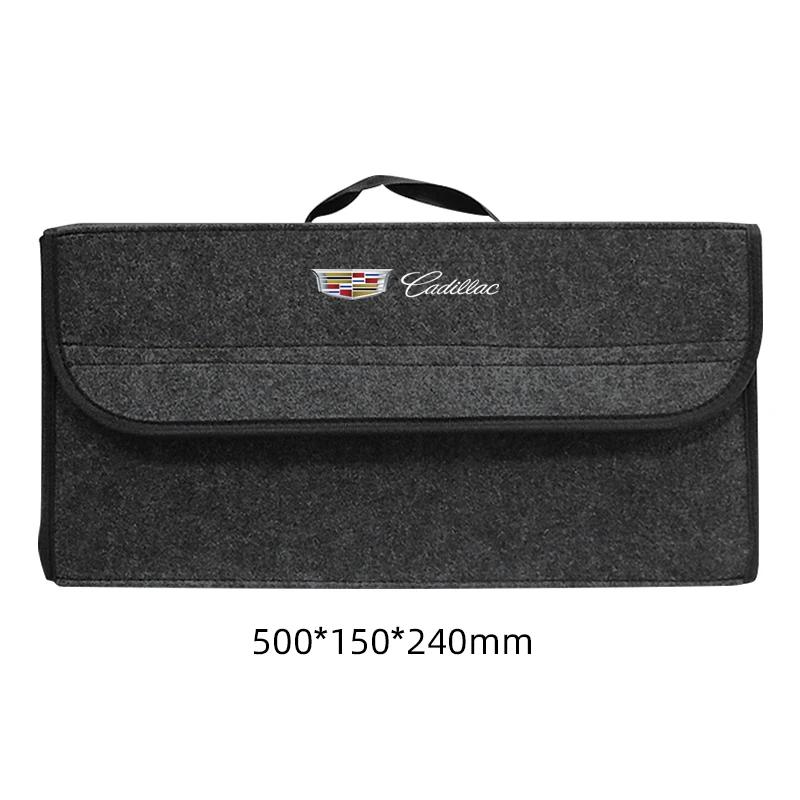 Samochodowy organizer do bagażnika Składany pojemnik do przechowywania i porządkowania z logo Cadillac CT4 CT5 XT5 XT6 XTS ATS-L Akcesoria