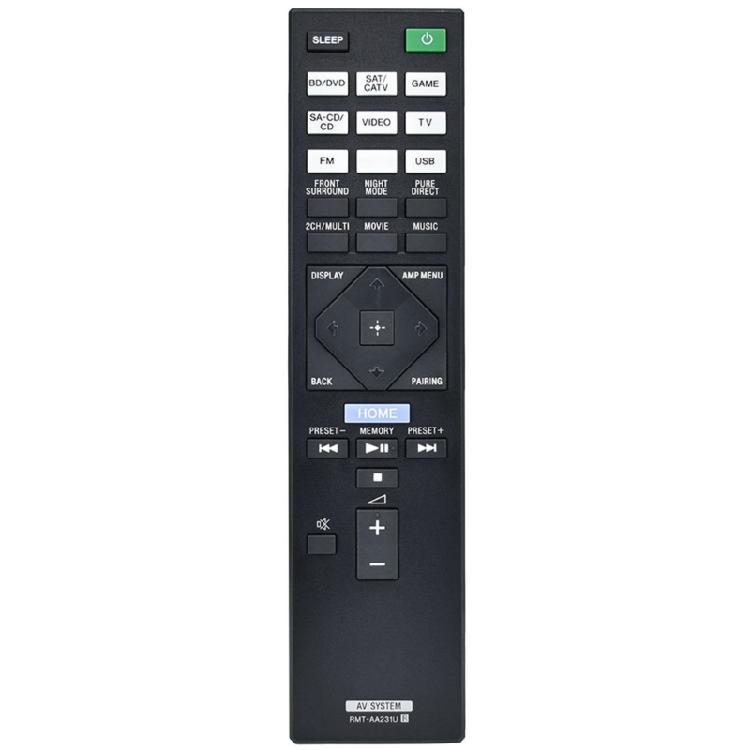 RMT-AA231U Replacement Remote Control for STR-DN1070 STR-DH770 STR-DN1080 Receiver Home Theater Systems Accessories 1