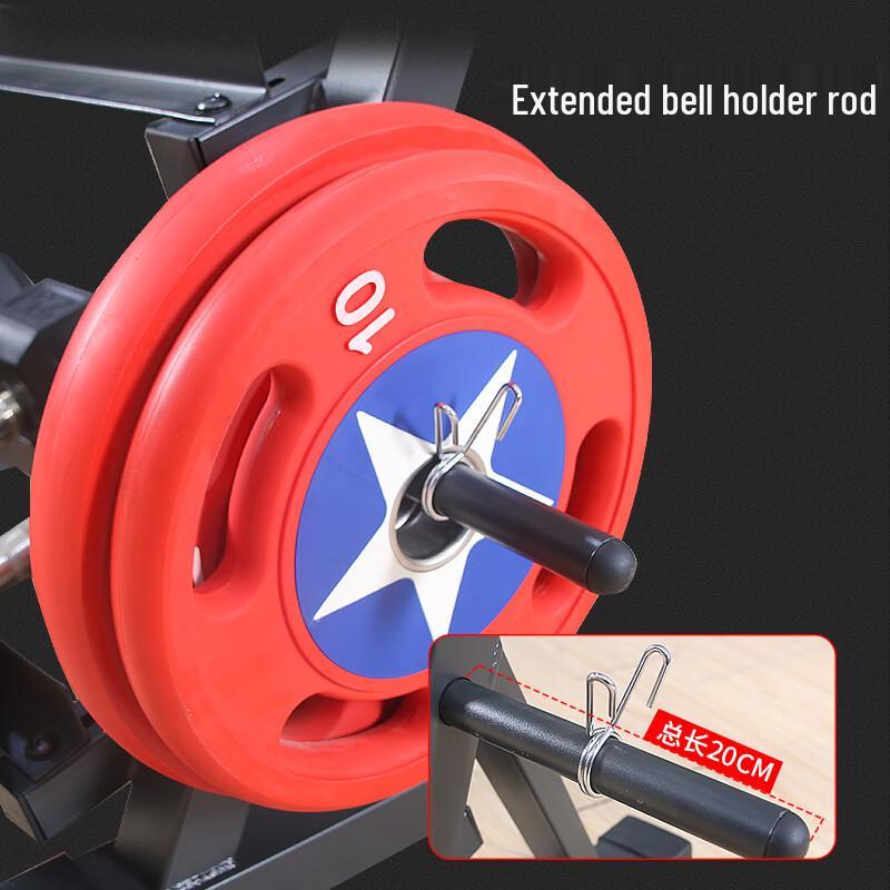 Double-Layer Dumbbell & Barbell Plate Storage Rack