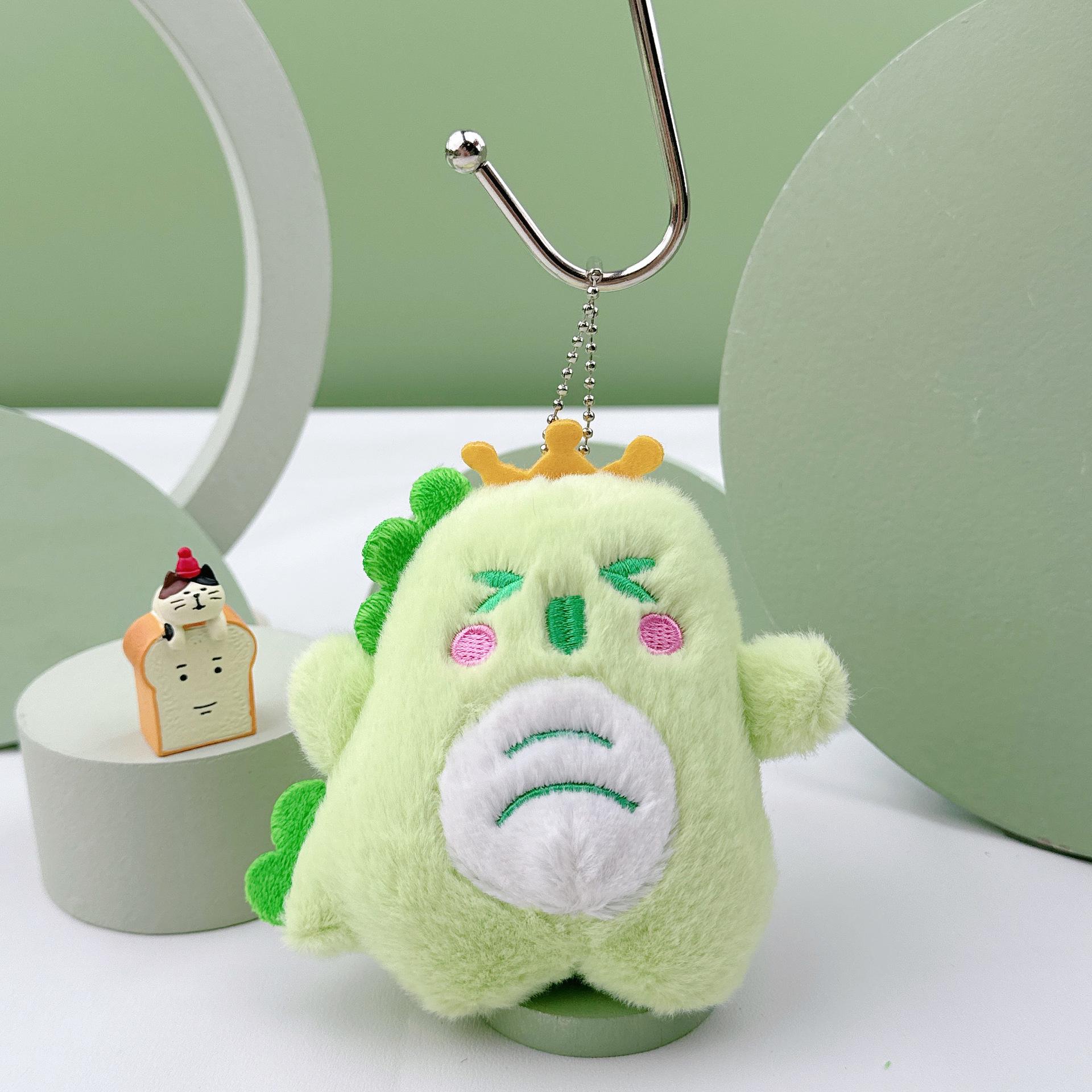 

Плюшевый брелок в виде динозавра - Милая мультяшная подвеска в виде мягкой игрушки для школьных рюкзаков и подарков Height 13 cm