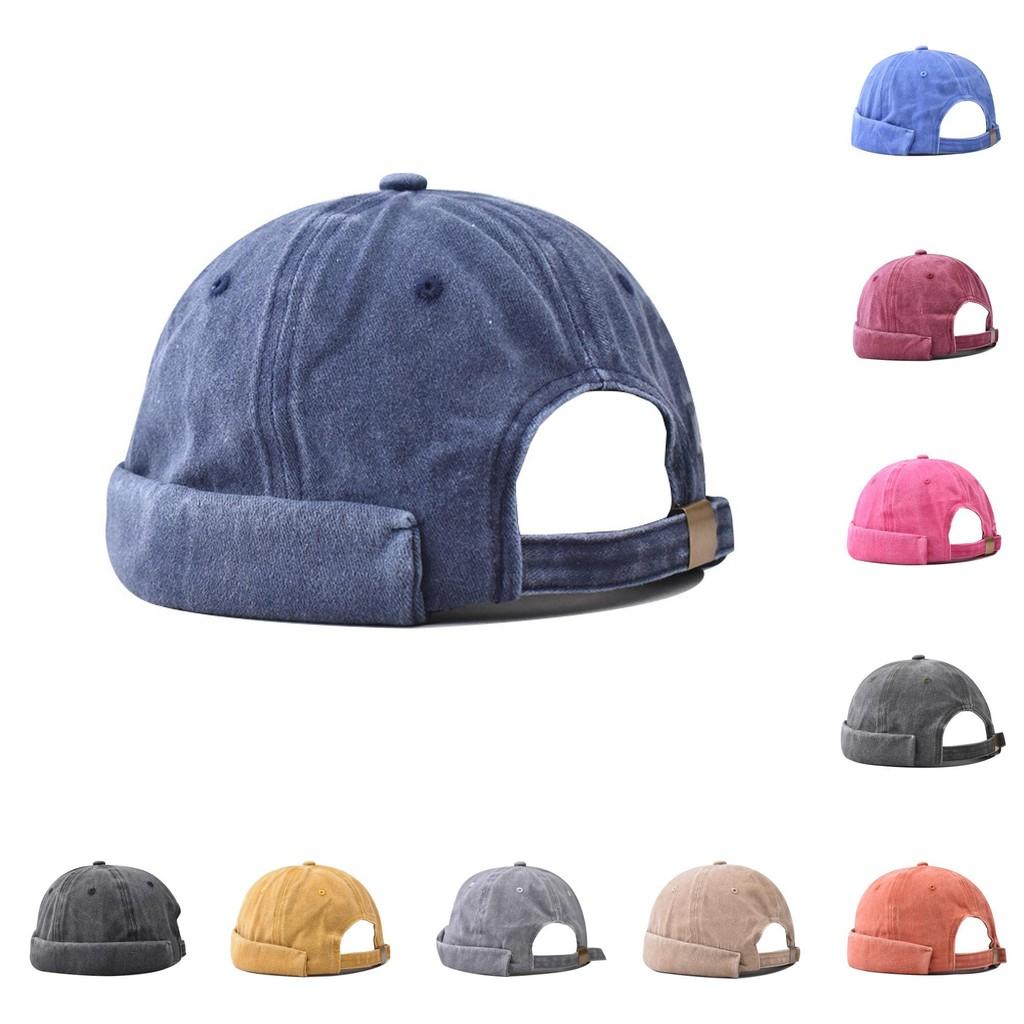 Waterwashed Denim Cap Men Street Style Unstructured Sun Protection Sunshade Summer