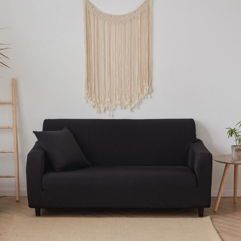 Milk Silk Elastic Sofa Cover Universal Full Cover Anti Cat Scratch All Season Lazy One Piece