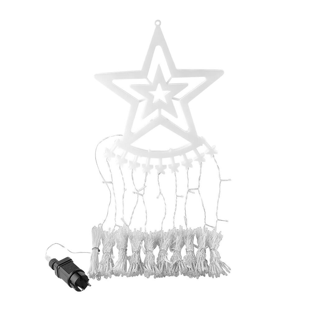 8 Modi LED Lichterkette 350 LEDs 9 Drähte * 36 LEDs IP44 Wasserfall Deko Weihnachtsbaum Beleuchtung Innen Außen