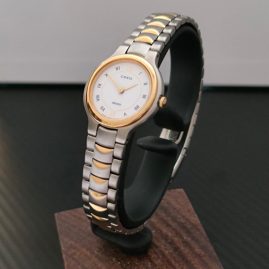 [USED] Working SEIKO CREO Antimagnetic QZ
