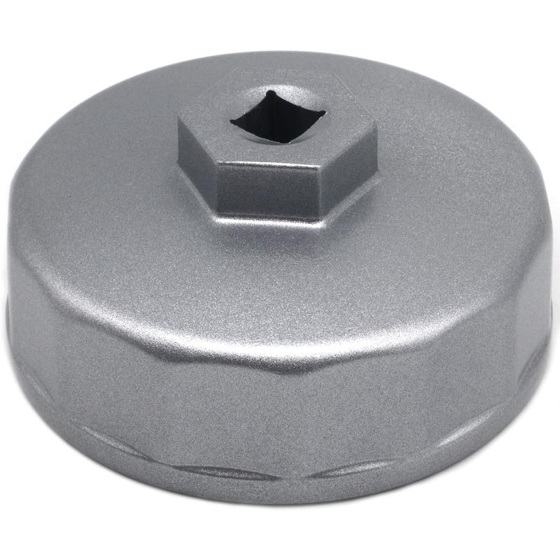 74mm Hot selling car thickened design oil filter wrench socket disassembly tool aluminum alloy suitable for various car models
