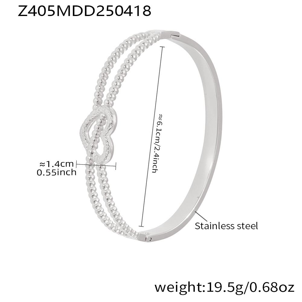 Elegant Women s Hollow Heart Clasp Bracelet - Qiong Yao Style, Versatile  Trendy Design In Stock