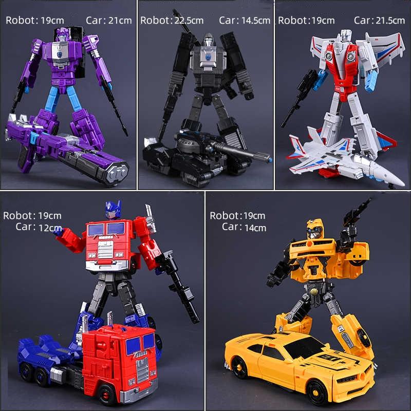 New Transformation Toys Predaking Action Figure Devastator Robot Car Engineering Vehicle Excavator Model Kids Gift IN NO BOX 5 1 Poseable Articulated
