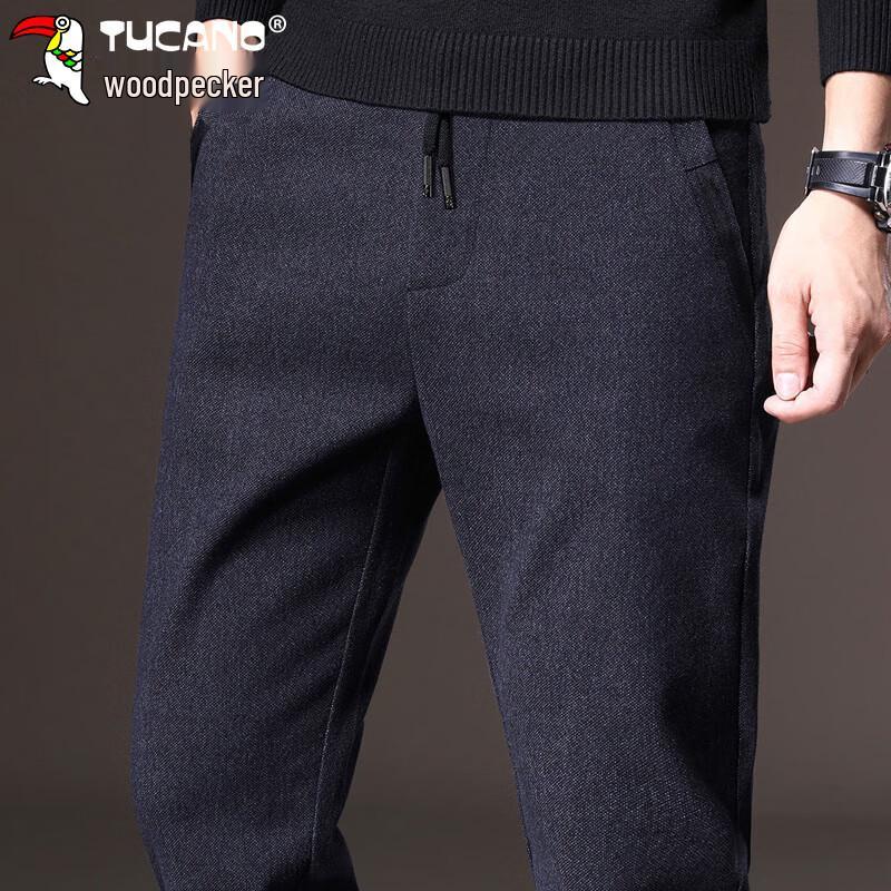 

TUCANO Men s Autumn/Winter Casual Business Straight-Leg Pants 30