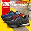 Men'S Safety Shoes Steel Toe Cap Work Shoes Anti Smashing Puncture Prevention Protective Shoes Security Sneakers Wear Resistant