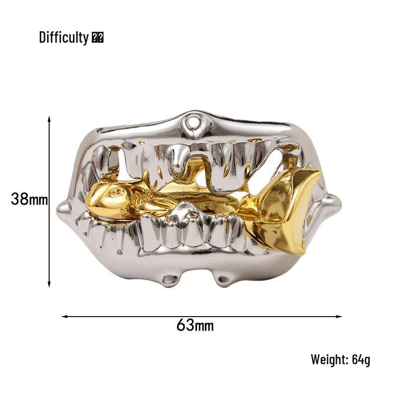 Kinder Intelligenz Puzzle Set: Luban- und Kongming-Schlösser, Neun ineinandergreifende Ringe, Hufeisenschloss - Trendiges Lernspielzeug auf TikTok