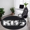 1ks kulatý koberec s motivem kapely KISS do kanceláře, pod kancelářské židle, do ložnice, obývacího pokoje, domácí dekorace a0926074