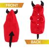 Pet Devil Transformation Costume Halloween Stereoscopic Clothes Adorable Stylish Design Easy to Put on Comfortable for Small