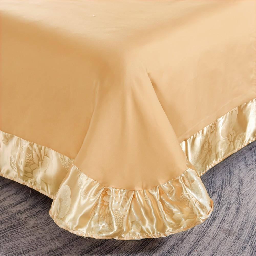 Wedding Bedding European Jacquard Quilt Cover Three-Piece Set American