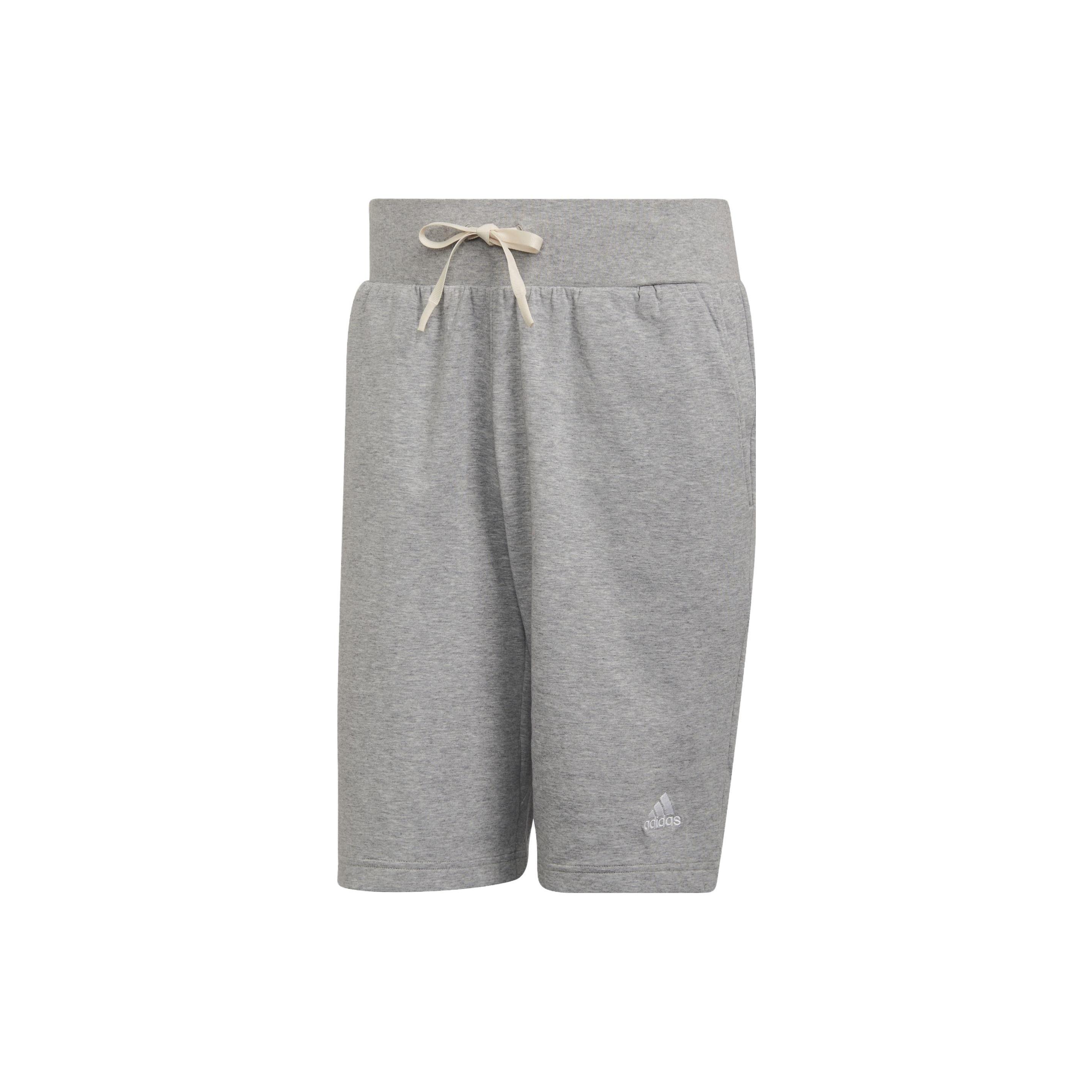 adidas Sudio Lounge Shorts  Heather Grey  Men s HB0480 XXL