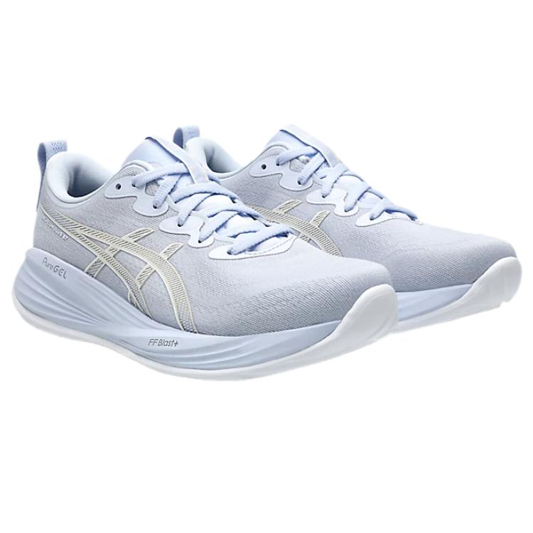 Asics Gel Cumulus 27 Blue Fade Women Sneakers White 1012B772-402