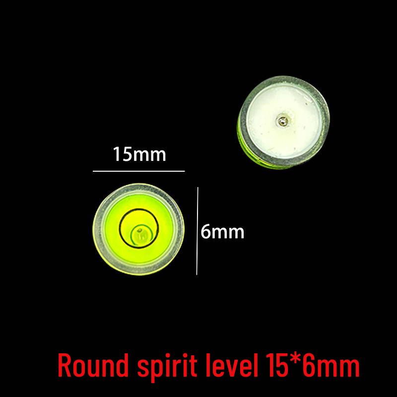 Compact Cylindrical Green/Red Line Horizontal Bubble Level Ruler