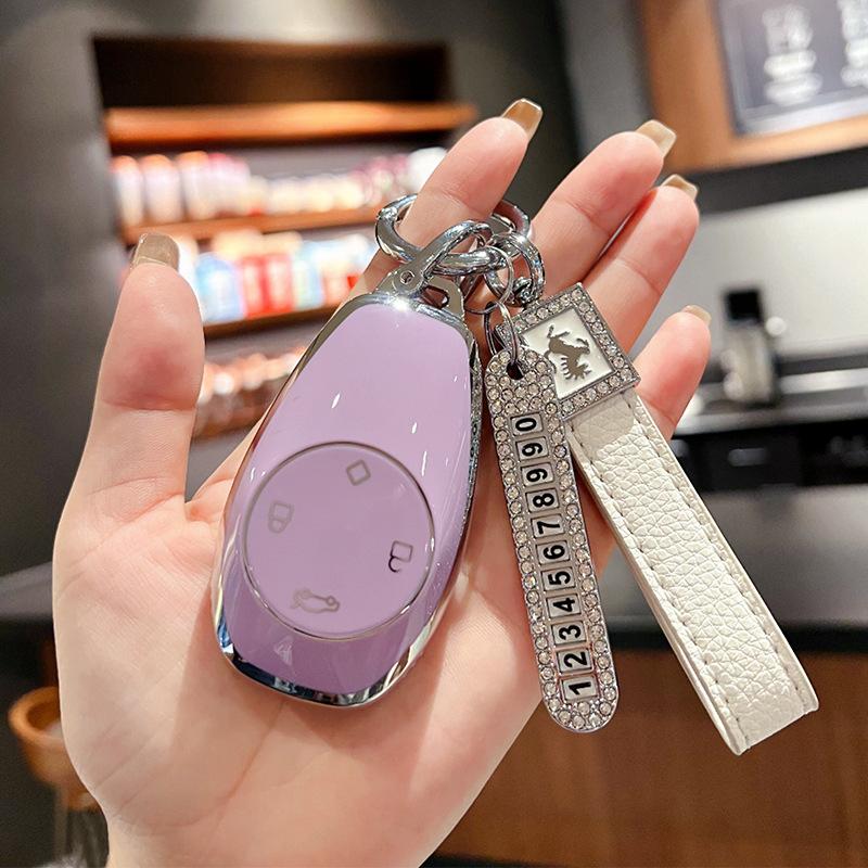 Suitable for 2021 Zero Run t03 key set c11 Zero Run s01 car remote control key bag protective case ring female