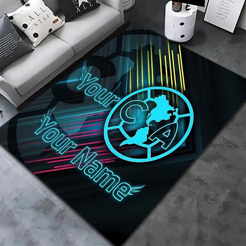 Club America Custom Name Carpet Rug For Living Room Bedroom Home Sofa Decoration Kids Play Nonslip Floor Mat