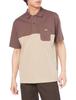 Lee Official Leesures Play POLO Size S T-Shirt, Brown,