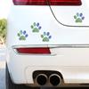 Car Decor Sticker Eye-catching Fine Workmanship PVC Animal Cat Paw Print Sticker for Car
