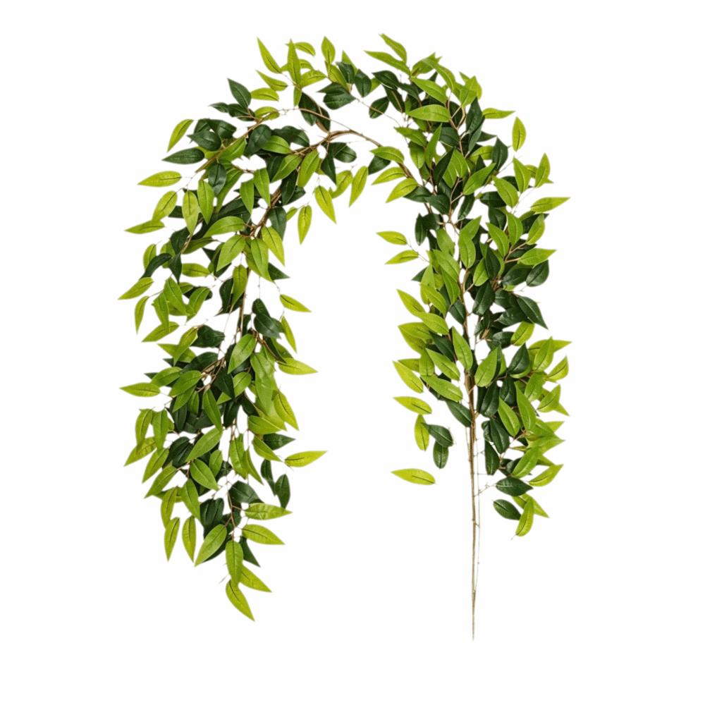 

Plastic Artificial Leaves Vine Artificial Wisteria Vine Garland Outdoor Accessories Style 1