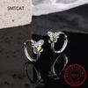 Baby Princess 925 Silver Insect Ear Buckles Cute Honey Bee Hoop Earring For Girl Woman Beautiful Aros Huggies Earring Jewelry