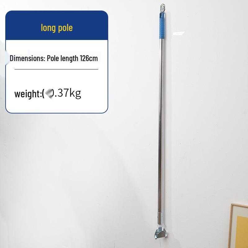 Rotating Cotton Thread Dust Mop for Home, Hotel & Homestay - Dual-Use for Dry & Wet Cleaning