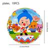 Circus Theme Clown Birthday Party Decoration Tableware Cup Plate Balloon Backdrop Baby Shower Kids Birthday Party Supplies Toy