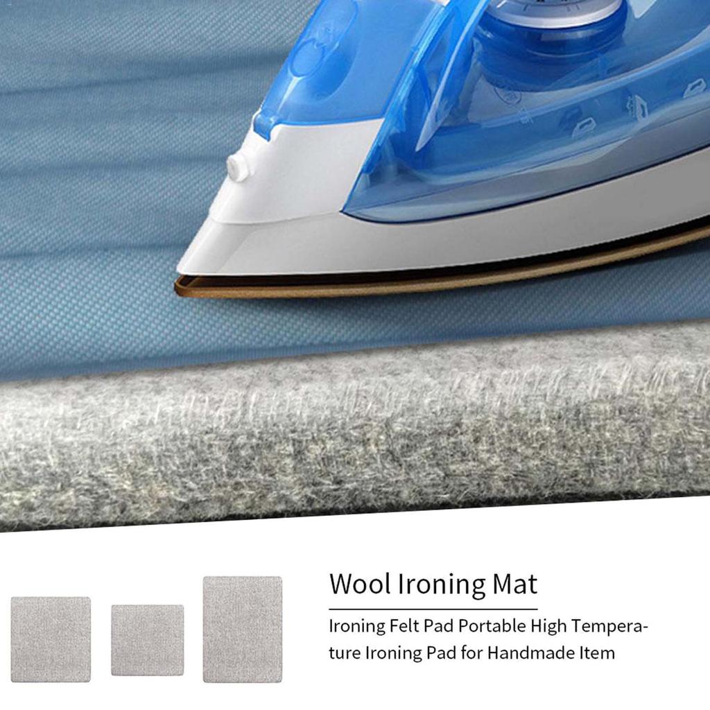1Pcs Wool Ironing Mat-Pad Quilting Heat-Resistant Easy Press Great for Traveling and Travel Portable Ironing Board