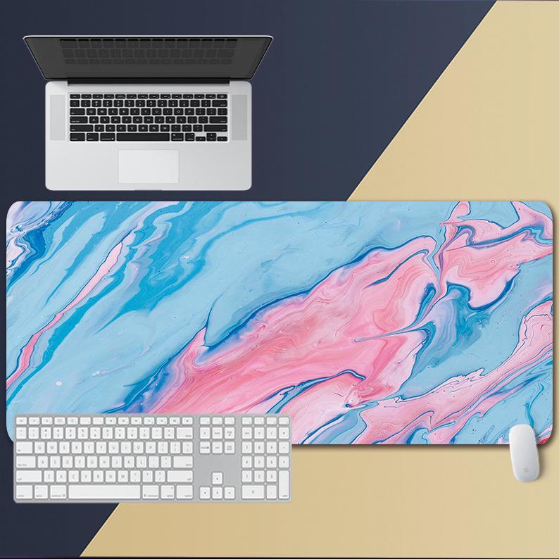 Tappetino Mouse Oversize Cielo Stellato - Design Cartone Animato Spesso per Scrivanie Studenti
