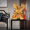 Feng Shui Resin Animal Eagle Grand Display Ornaments Company Desk Study Living Room Decor