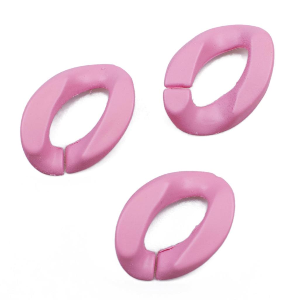 Acrylic Matte Hand-Feel Paint with Chain Insert Buckle and Jump Ring for DIY Jewelry and Phone Cases