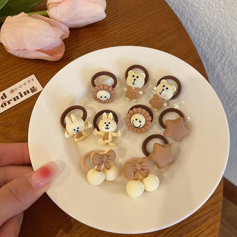 Sommer Niedliche Haargummis für Kinder - Kleine Gummibänder & Baby Haarringe