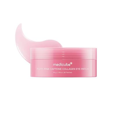 [NEW] [medicube] PDRN Pink Caffeine Collagen Eye Patch for Night Care Fuller Looking Eye Area, Under Eye Puffiness, Dark Circles Care for Smooth