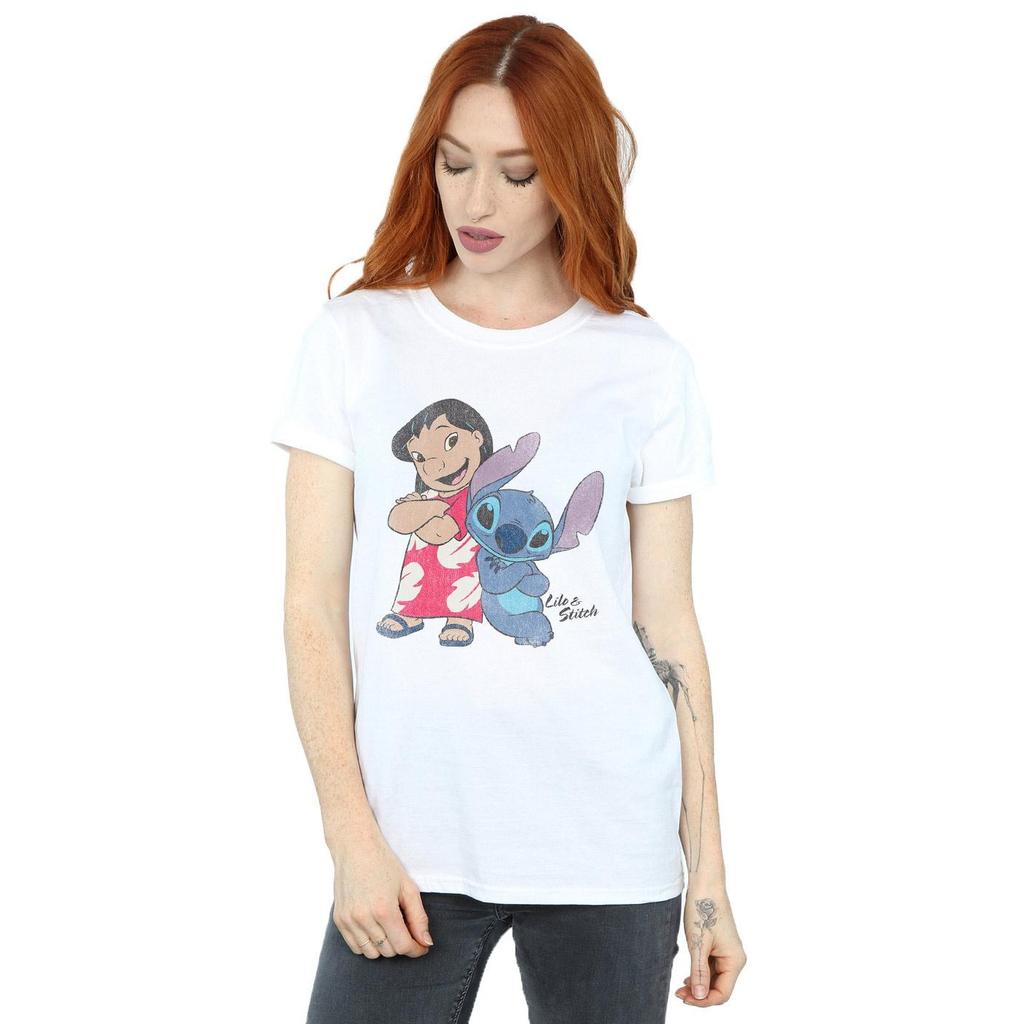 Lilo & Stitch Womens/Ladies Classic Cotton Boyfriend T-Shirt