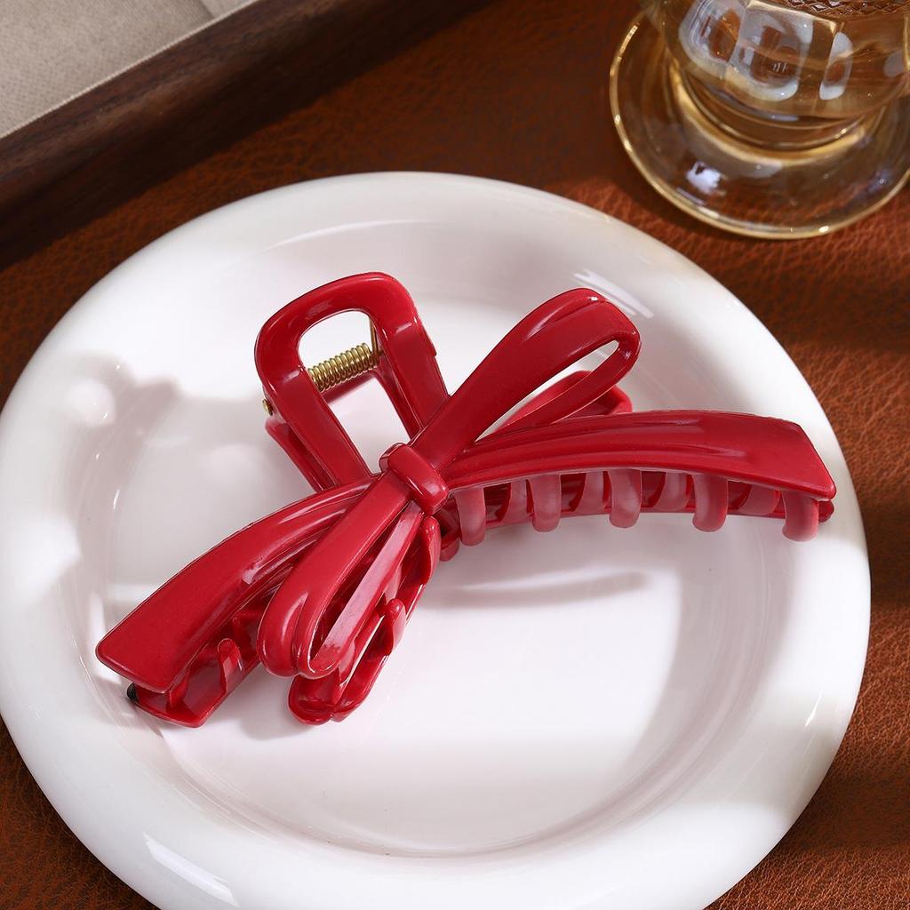 2025 Neue Silikon-Haarklammer Hai für Frauen - High-End-Stil, Koreanisch inspiriert, Design mit großem Volumen.