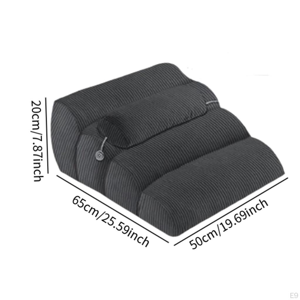 Face Down Pillow Comfort Bed Wedge, Back Support Sleeping Pillow, Headboard Wedge for Reading