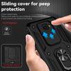 Military Grade Armor Shockproof Case For Samsung Galaxy J7 Prime Ring Holder Slide Window Camera Lens Protection Back Cover