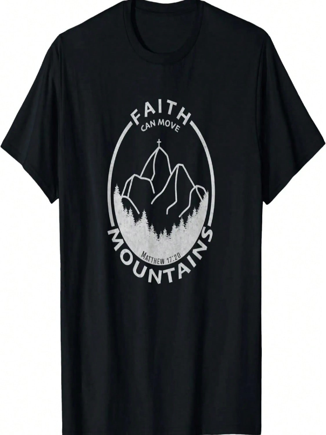 Faith Can Move Mountains Bible Quote Gift Idea T-Shirt S разноцветный