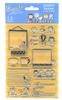 Kodomonokao Snoopy Clear Stamp Sheet Frame and Characters 2209-003