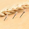 12pcs Metal Bait Spike Carp Fishing Hook Bait Sting Boilie Pin with Clear Rubber Corn Ronnie Hair Rig