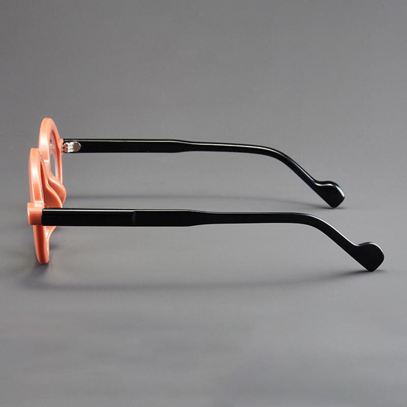 Vintage Runde Brillen Herren Neue Mode Punk Blaulichtblockierende Brillen Damen Trendiges Marken-Design Dekor Optische Rahmen