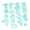 24 Pcs Polymer Clay Cutters Various Shapes DIY Hand Made Jewelry Earrings Making Mould Cutters Tools